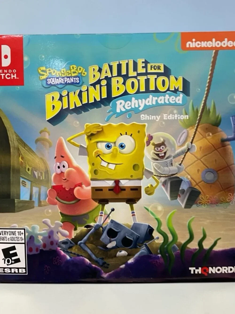 NEW Spongebob Squarepants Battle for Bikini Bottom Shiny Edition Nintendo Switch